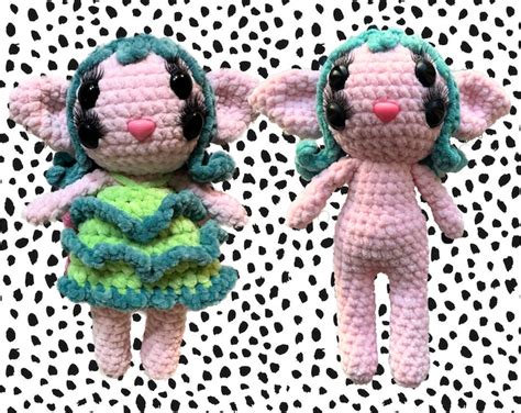 Portals Melanie Martinez Crochet Plush Fairy Nymph Crochet Doll