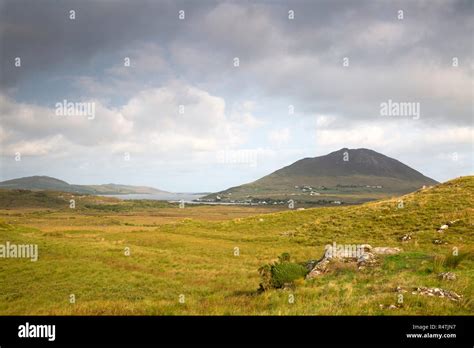 Tully Cross On Rinvyle Connemara National Park Ireland Stock Photo