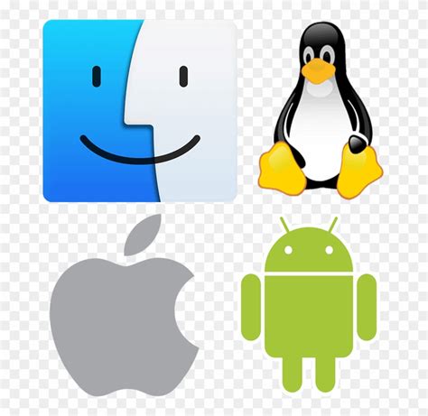 Mac Linux Ios És Android Linux Operating System Logo Clipart