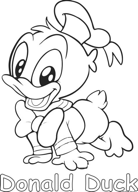 Baby Daffy Duck Coloring Pages