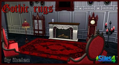 Gothic Rugs By Ihelen At Ihelensims Sims 4 Updates