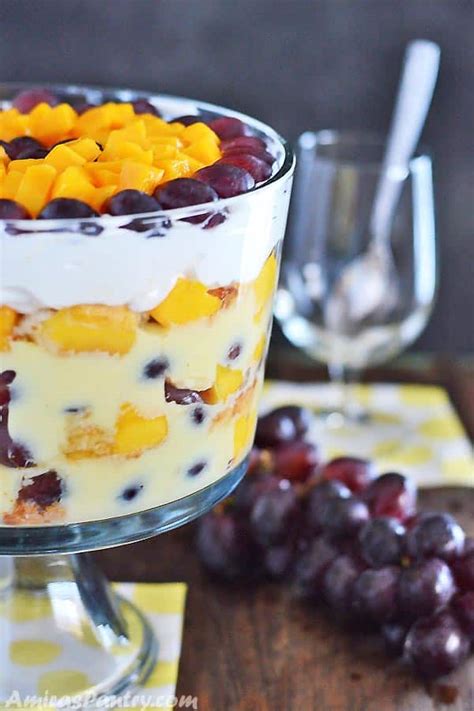 Easy Desserts Summer Fruit Trifle Recipe Rezfoods Resep Masakan