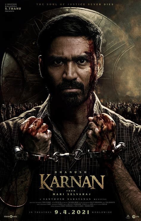 Dhanush Starrer Karnan First Look Poster Out Release Date Announced