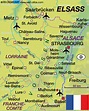 Karte von Elsass (Region in Frankreich) | Welt-Atlas.de