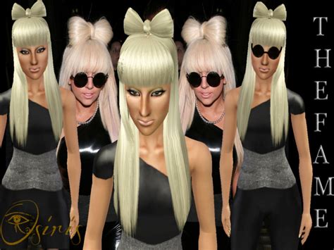 The Sims Resource Gaga Bow Hair 04 The Fame Era