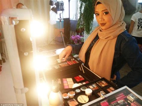 make up artist uses her hijab as part of her disney inspired looks express digest