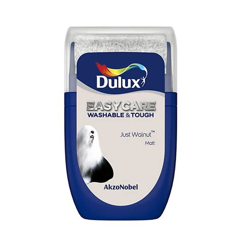 Dulux Easycare Just Walnut Matt Emulsion Paint 30ml Tester Pot Diy