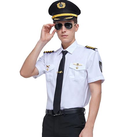 Airline Pilot Uniform White