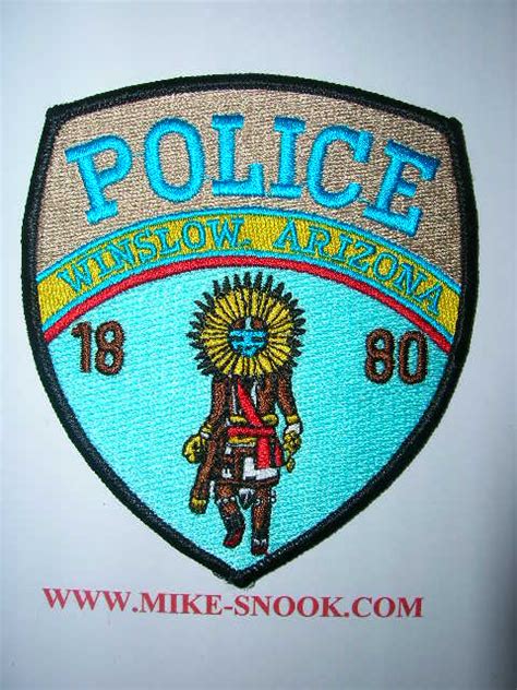 Mike Snooks Police Patch Collection State Of Arizona