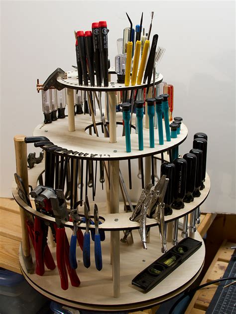 Functional Prototype Rotating Tool Stand