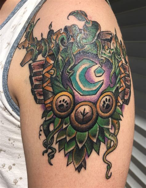 Thought Rwow Would Enjoy My Druid Class Crest Tattoo Cementing The