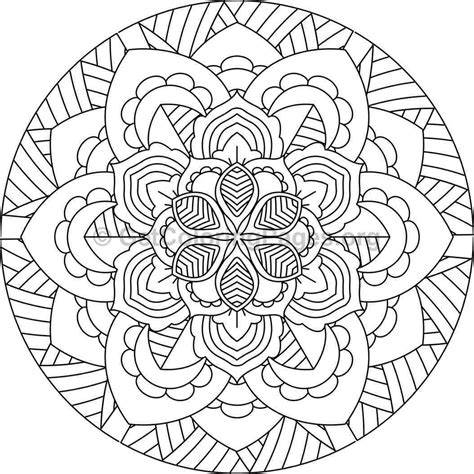 This expert mandala coloring sheet is a fun design and quite challenging to color. Mandala Coloring Pages #4 - GetColoringPages.org