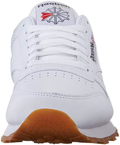 Reebok Mens Classic Leather Casual Sneakers Whitegum 8 Pricepulse