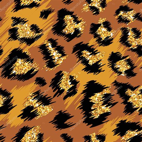 Leopard print wallpaper glitter | Fashionable Leopard Seamless Pattern ...