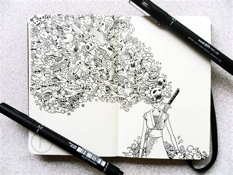 Beautifully Detailed Pen Doodles By Artist Kerby Rosanes Demilked