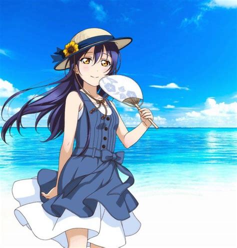 The Model Of Sonoda Umi At The Beach In Love Live School Idol Project