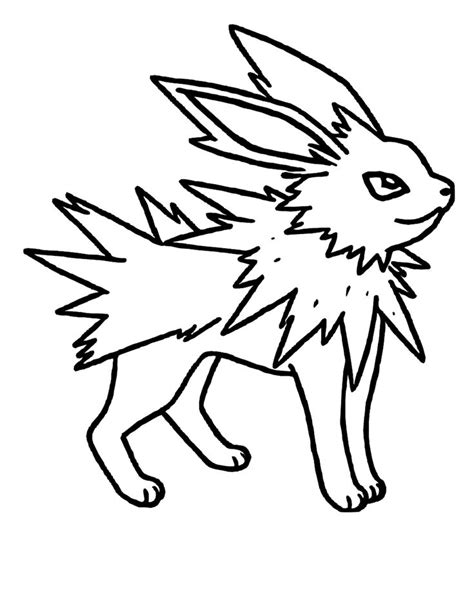 Flareon Coloring Pages Free Download Educative Printable Coloring