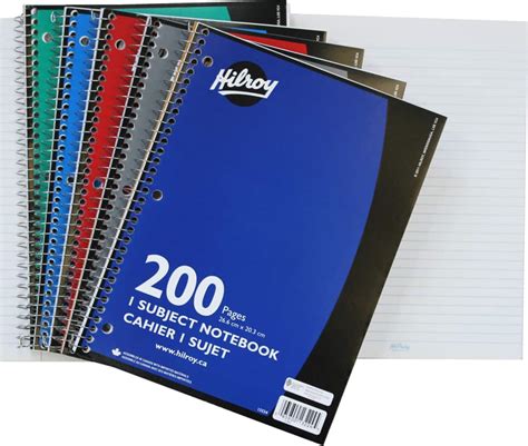 Hilroy 1 Subject Lined Paper Notebook 200 Pages Canadian Tire