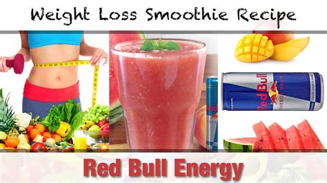 Red Bull Energy Smoothie Make Drinks
