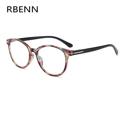 rbenn fashion reading glasses women men retro business hyperopia prescription eye glasses 1 25