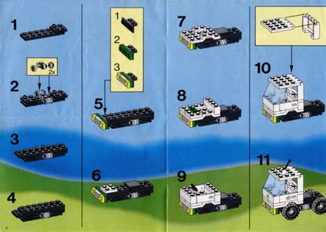 Lego 1952 Milk Truck Instructions City