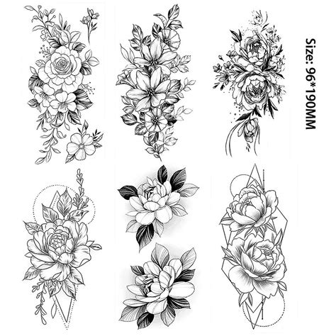 Details More Than 70 Floral Temporary Tattoos Best Incdgdbentre