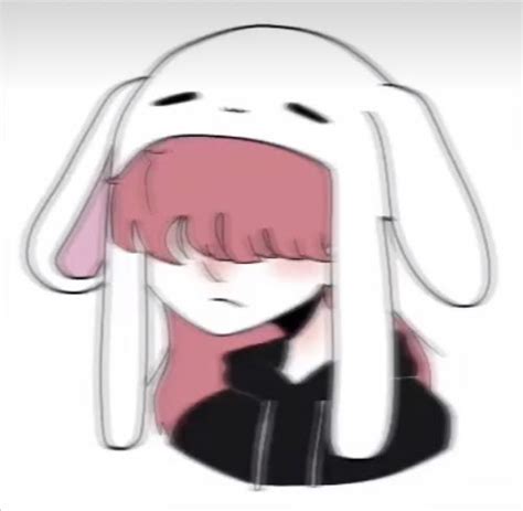Bunny Hat Pfp Pink Hair In 2021 Cute Profile Pictures