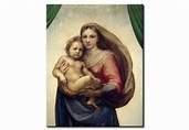 Cuadro famoso La Madonna Sixtina - Rafael Santi - Pintores famosos