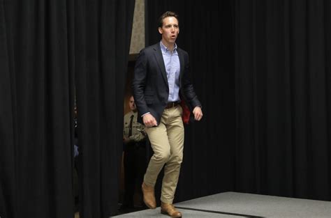 According to nbc's garrett haake, hawley was not only flipping through paperwork while democrats presented their case but sitting up in the gallery with his feet up on the seat in front of him. Missouri Senator Josh Hawley... I'm sorry but I think he ...