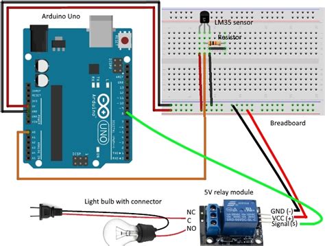 Arduino Guide For V Relay And LM Sensor Temperature Controlled Relay Acoptex Com