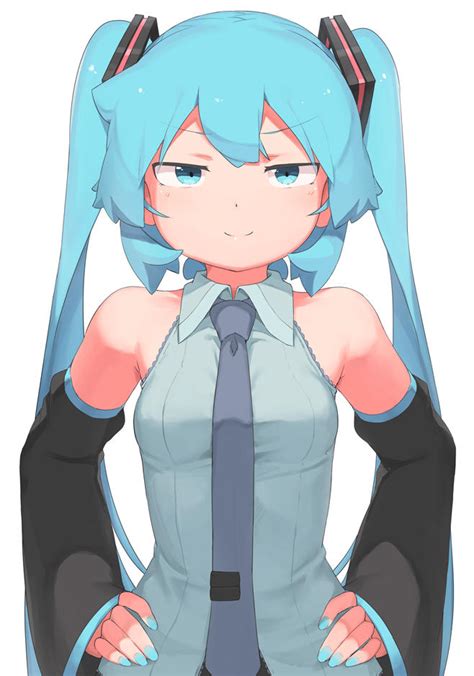 She S Here To Smug At You Hatsune Miku Vocaloid Know Your Meme