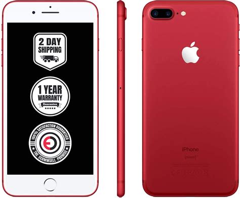 Apple Iphone 7 Plus 128gb Red For Gsm Renewed