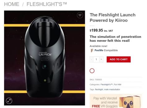 Kiroo Release The Fleshlight Launch ImmersivePorn Future Of Porn