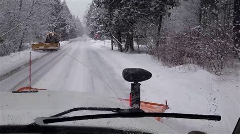 This Is What Snow Clearing Looks Like From Behind The Wheel Youtube