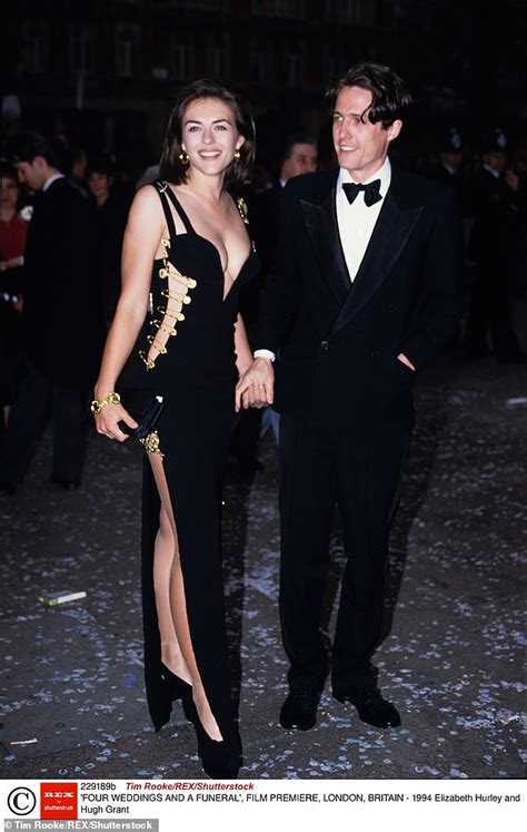 Elizabeth Hurley 53 Recreates That Iconic 1994 Versace Gown In Racy