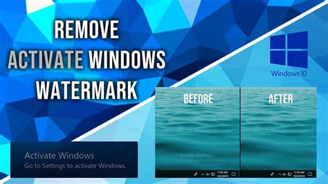 How To Remove Activate Windows 10 Watermark 2020