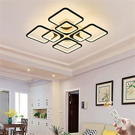 خرید و قیمت Qcyuui Modern Led Ceiling Light Dimmable Ceiling Lamp