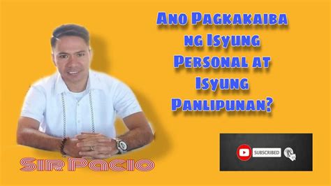 3rd Video Tutorial Isyung Personal At Isyung Panlipunan Youtube