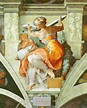 Michelangelo Buonarroti, Sibilla Libica, Veggenti, 1511-1512, 395x380 ...