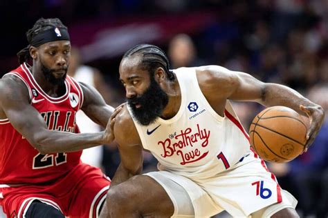 James Harden Struggles As Bulls Grind Sixers Offense To A Halt The Athletic