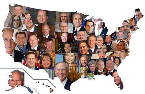 Us State Governors Map