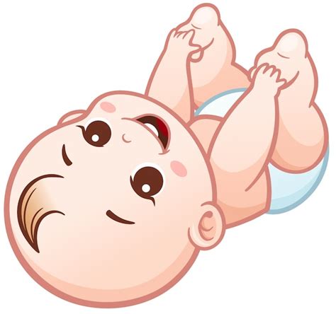 Premium Vector Cartoon Cute Baby Learn To Crawl