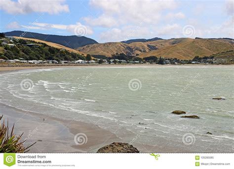 Castlepoint On Wairarapa Bay Stock Image Image Of Nature Zealand