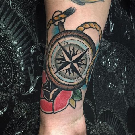 Feel free to change and experiment. 75 Rose and Compass Tattoo Designs & Meanings - Choose ...