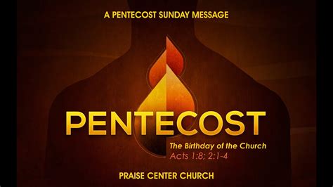 Pentecost The Birthday Of The Church Youtube