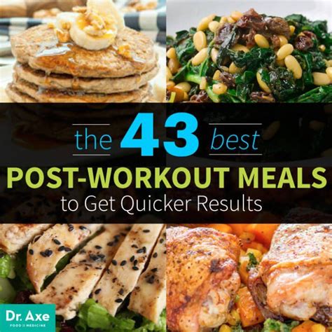 43 Best Post Workout Meals For Faster Results Post Workout Food Best