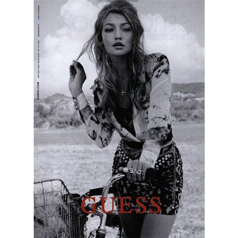 Guess Ad Campaign Pre Fall 2012 Shot 1 Polyvore Gigi Hadid Gigi