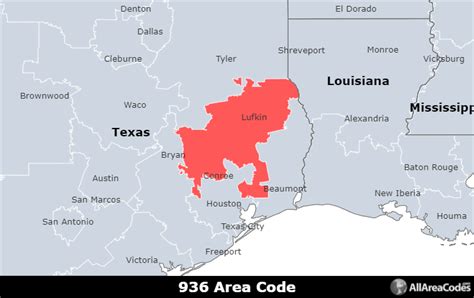 936 Area Code Location Map Time Zone And Phone Lookup