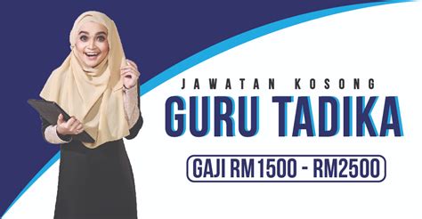 Borang permohonan jawatan guru (sementara/kontrak) tadika islam perak. JAWATAN KOSONG GURU TADIKA 2020 - Kemaskini Jawatan Malaysia