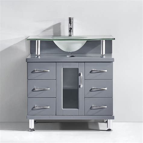 Add style and functionality to your bathroom with a bathroom vanity. Vincente 32" Single Vanity - MS-32 - Bathroom Vanities ...